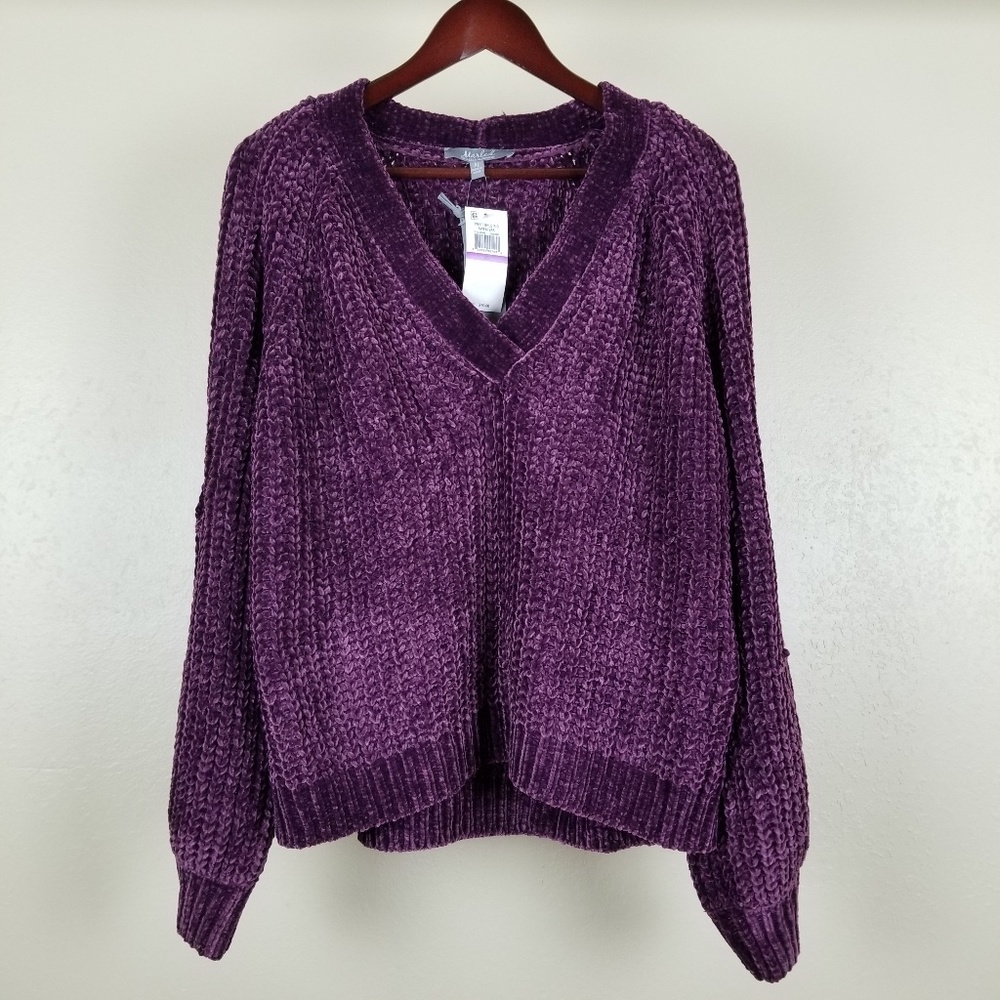 Marled Cold Shoulder Sweater